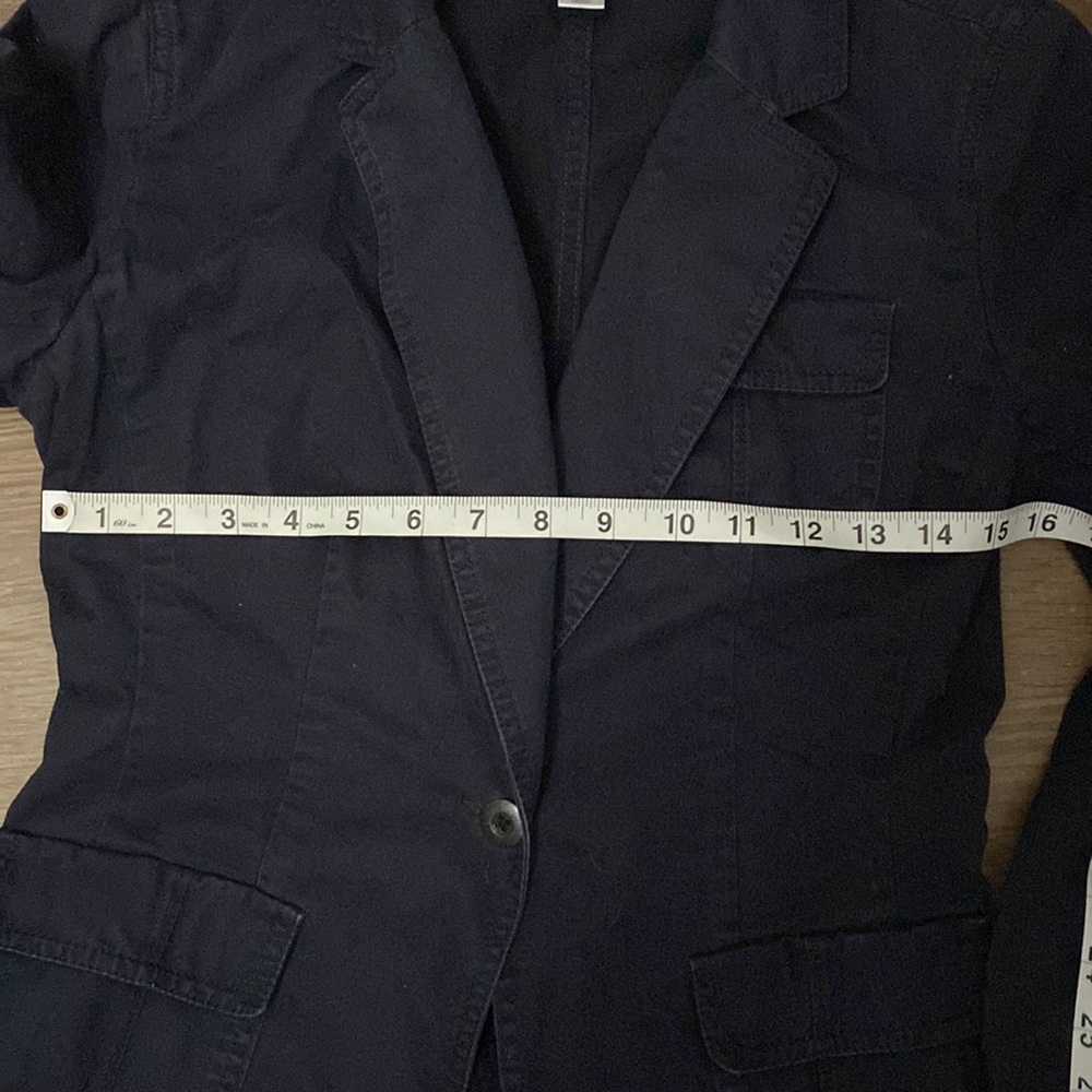 Navy Blue Blazer/Jacket LOFT - Picture 5 of 7